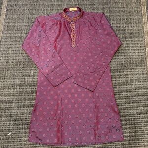 Redile Casual Long Sleeve  Dress with Mandarin Collar